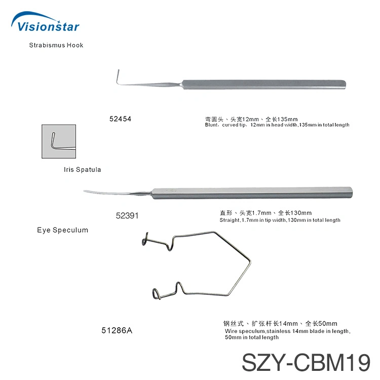 Szy-Cbm19 Ophthalmic Operation Instrument Set