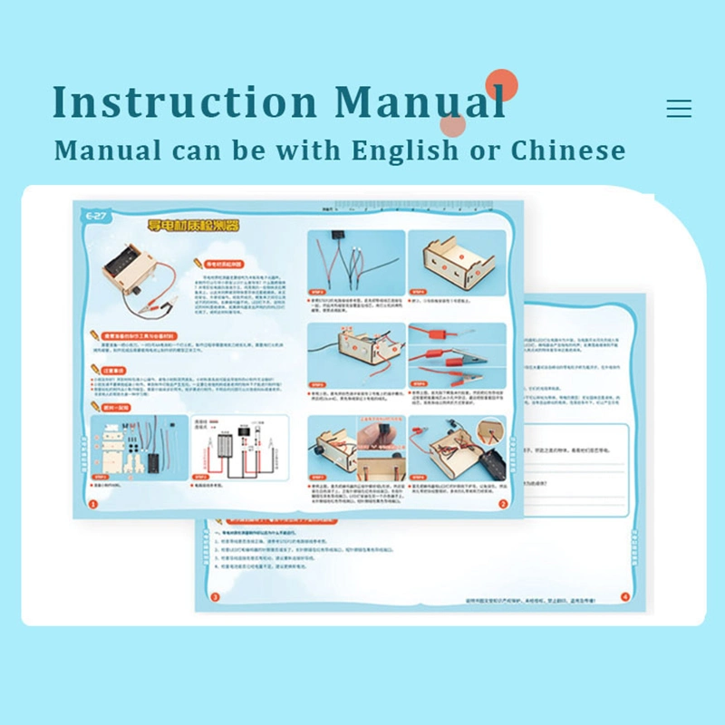 Детектор развития древесины Физика Электрический эксперимент Учебные материалы Научная игрушка Для школы
