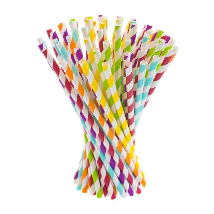 Party Supplies Paper Straws Disposable Paper Drinking Straw