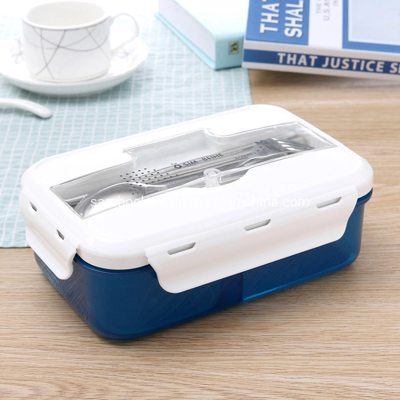 Double Plastic Lunch Box for Promotion