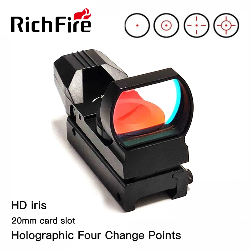 Richfire 4 Reticle Reflex Sight 11mm 20mm Red Green DOT