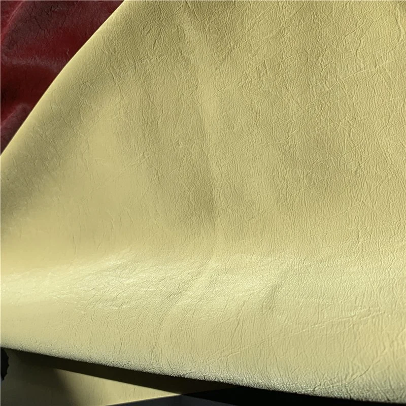 Velvet PU Synthetic Leather for Garment Jacket Down Cloth Fabric