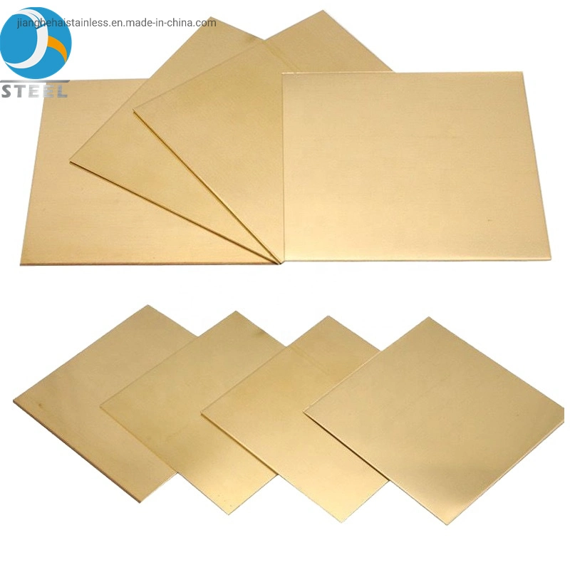 Brushed Metal Plate Blank Engraving Brass Plate Sheet