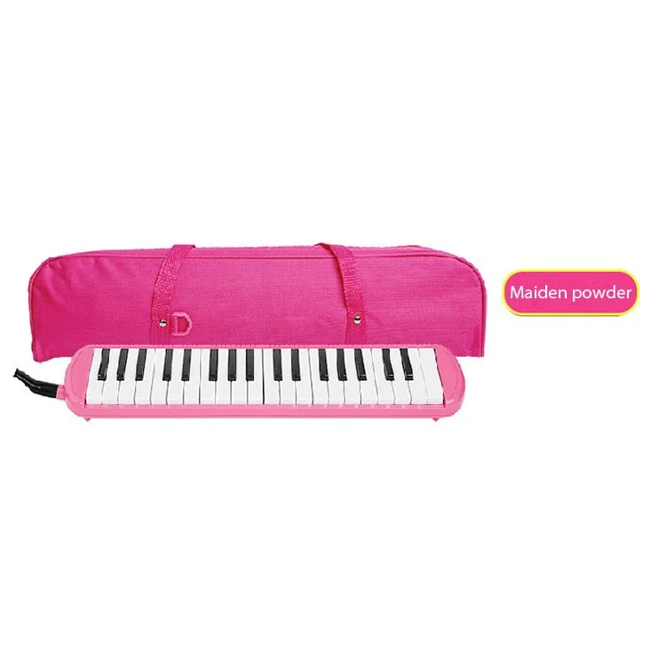 Comercio al por mayor armónica Estilo piano Teclado Melodica instrumento musical de niños armónica Qimei Melodica de plástico barato el precio de 32 teclas de colores 37 Teclas Swan Melodica