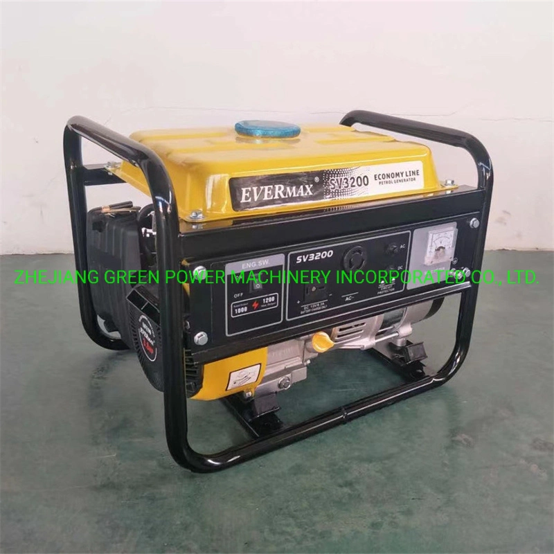 1kVA/1kw 156 Engine Evermax Portable Gasoline Generator From Green Power