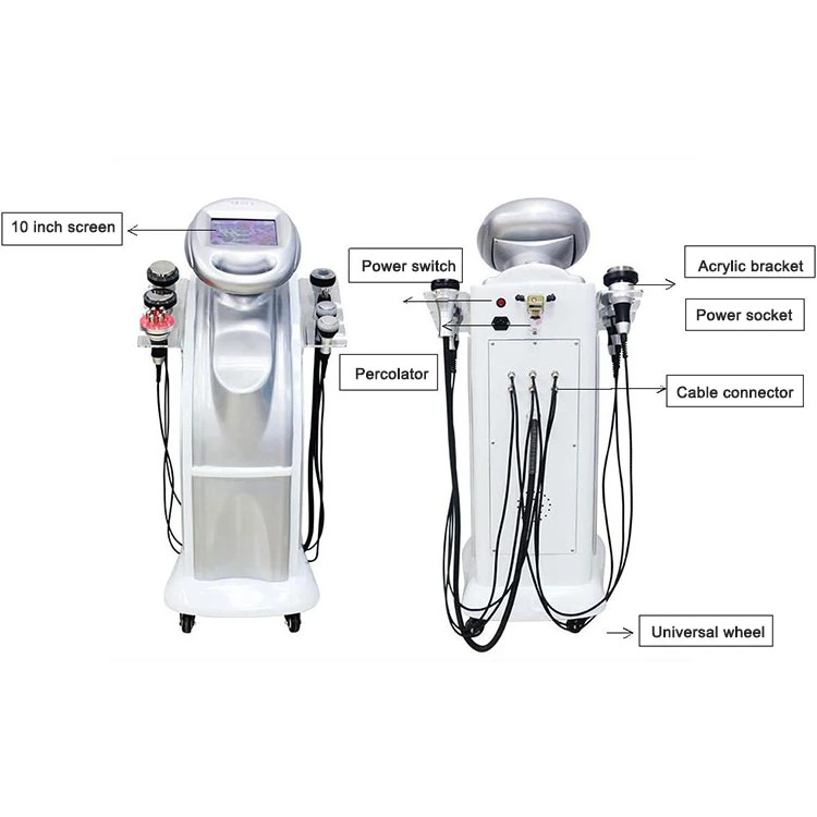 Beauty Ultrasonic Cavitation 40K 80K Fat Dissolving Vacuum Cavitation Slimming Machine