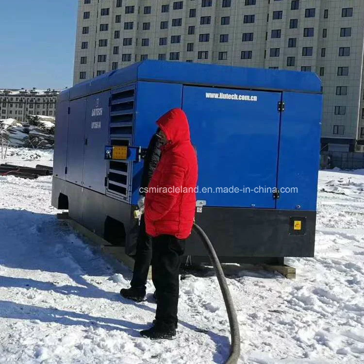 Atlas Copco Liutech Diesel High Wind Screw Air Compressor