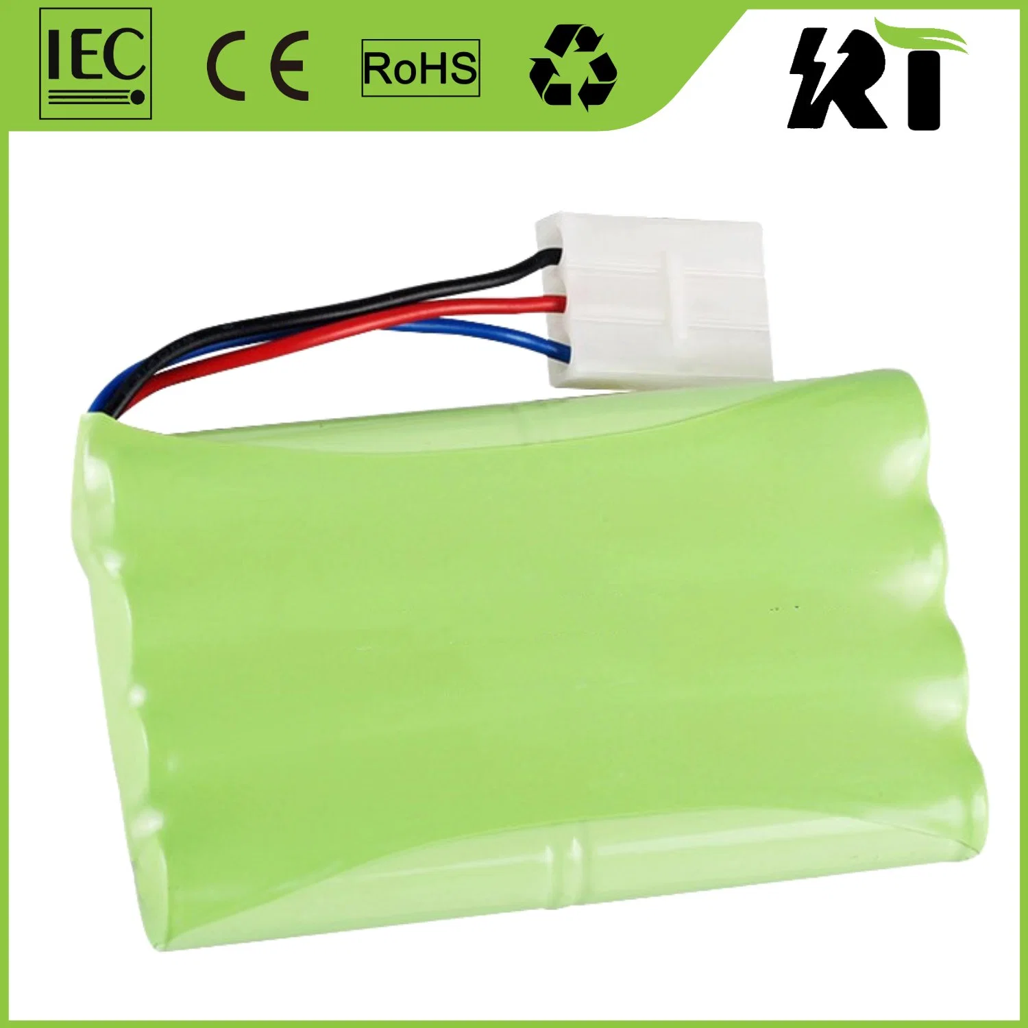 Nickel Metal Hydride Rechargeable Battery AA2200 NiMH Battery for Emergency Lighting Lamp