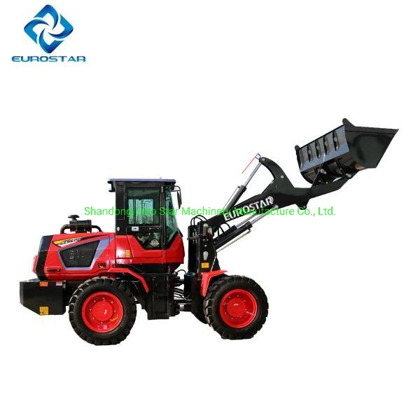 1.6t Compact Hydraulic Multifunctional Mini Loader Construction Machinery Wheel Loader for Construction, Farm and Garden