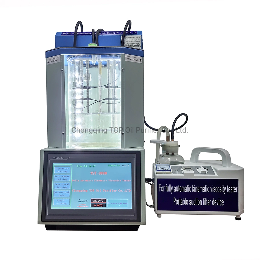 Laboratorio de aceites Physico-Chemical ASTM D445 Dispositivo de medición de viscosidad cinemática absoluta