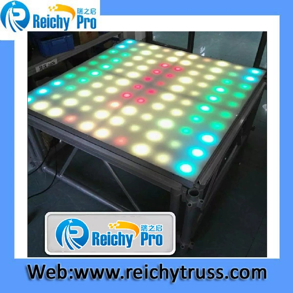 Color Portable Interactive LED Floor Dance Floor for Interactive Games