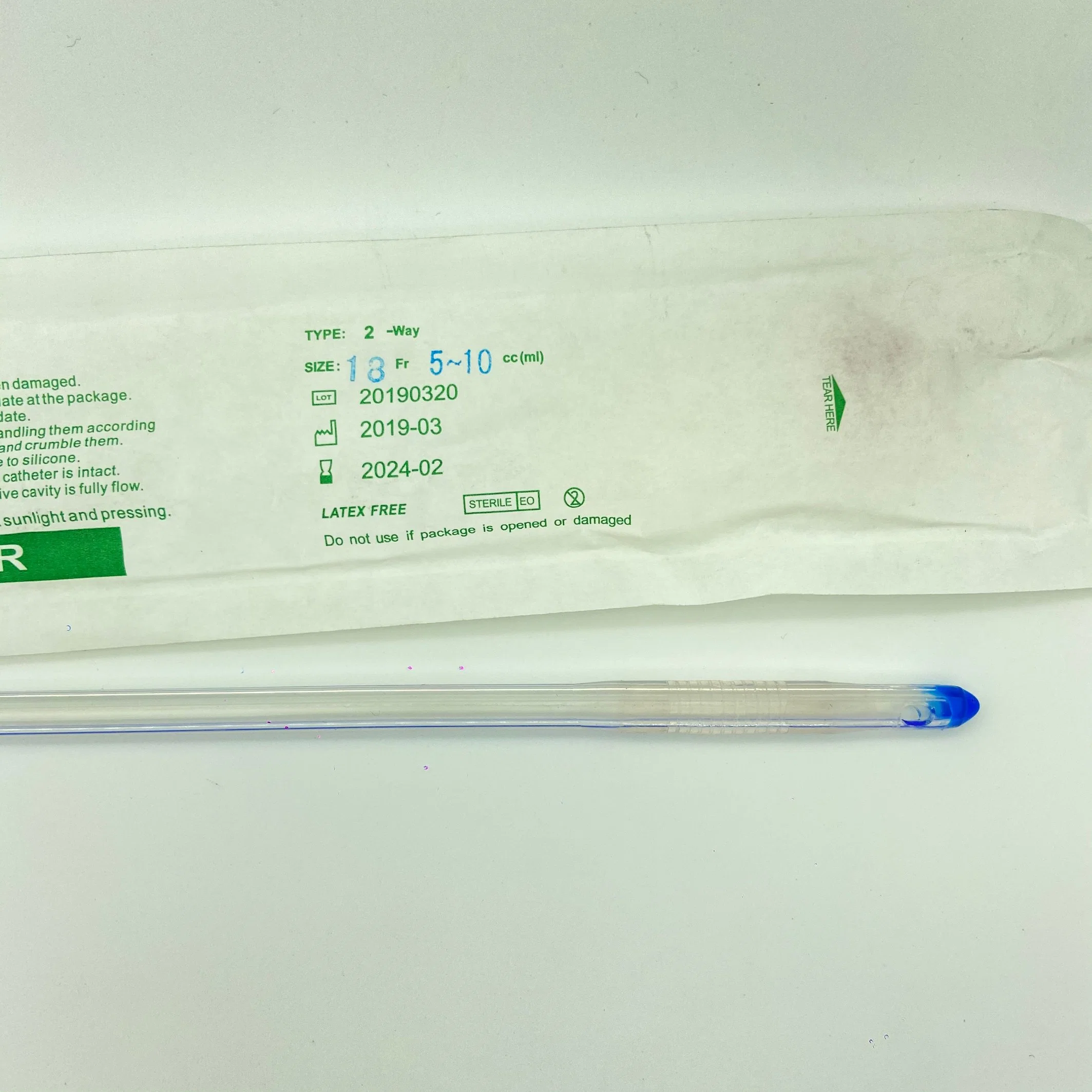 Medical Supply Silicon Foley Catheter Two Way and Three Way with CE and ISO