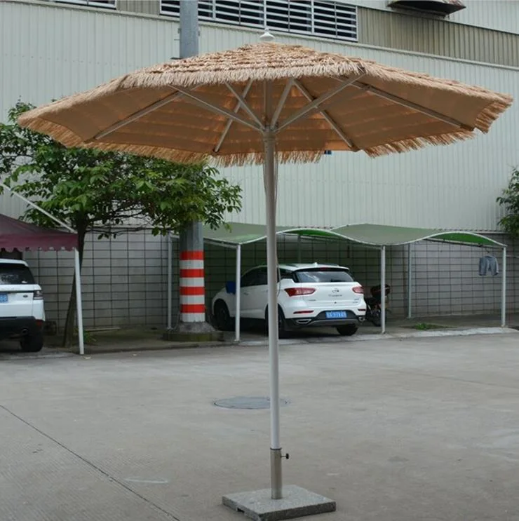 Loisirs Rainproof Style parasol et parapluie de chaume de paille pour le mobilier extérieur