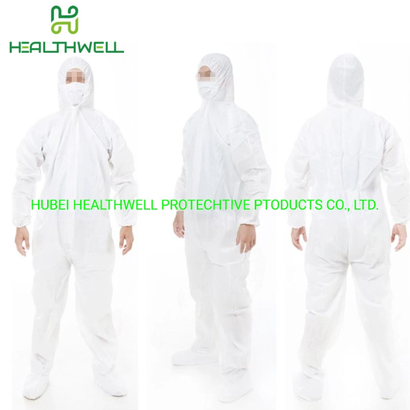 Microroporous 55GSM Protection Paint Spray Suits Safety Work Overalls Disposable Coveralls