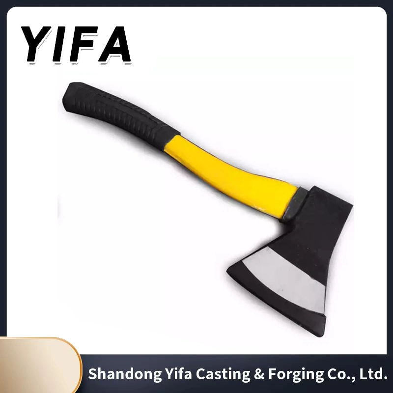 China Manufacturer Fire Ax Firefighter Survival Hatchet Axes Emergency Gear Tool Firewood Axe with Wood Handle for Sale