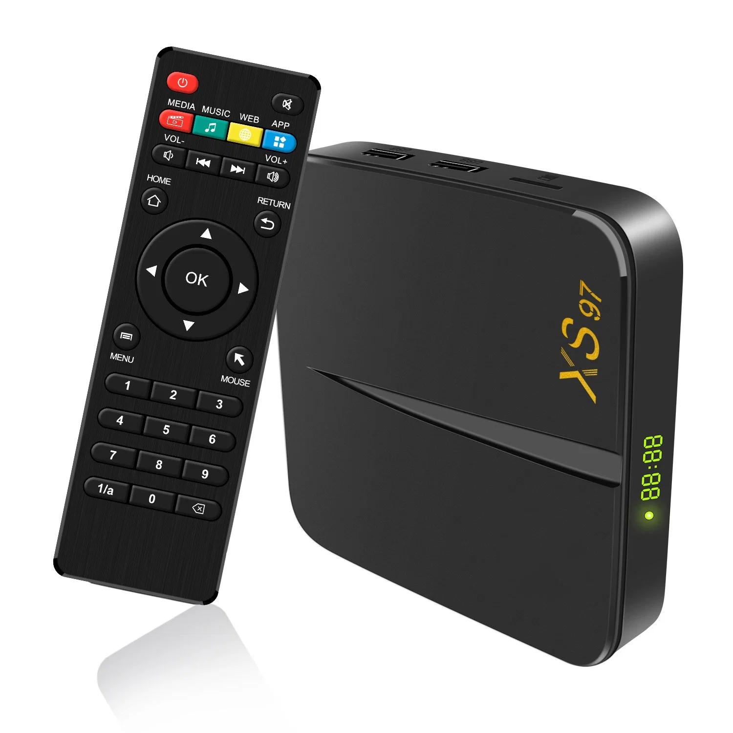 Les plus populaires Amlogic Xangshi S905W2 USB2.0 HD XS97 Android 11 TV Box