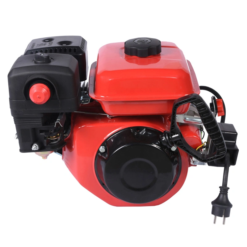 Extec 163cc 196cc 212cc 5.5HP 6.5HP 7HP 8HP Moteur à essence 4 temps Gx160 Gx200 Gx210 avec certificat CE EMC pour motoculteur.