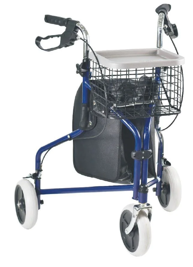 Health Care Physiotherapy Product Medical Three Wheels Walking Aids for Disabled Mobility