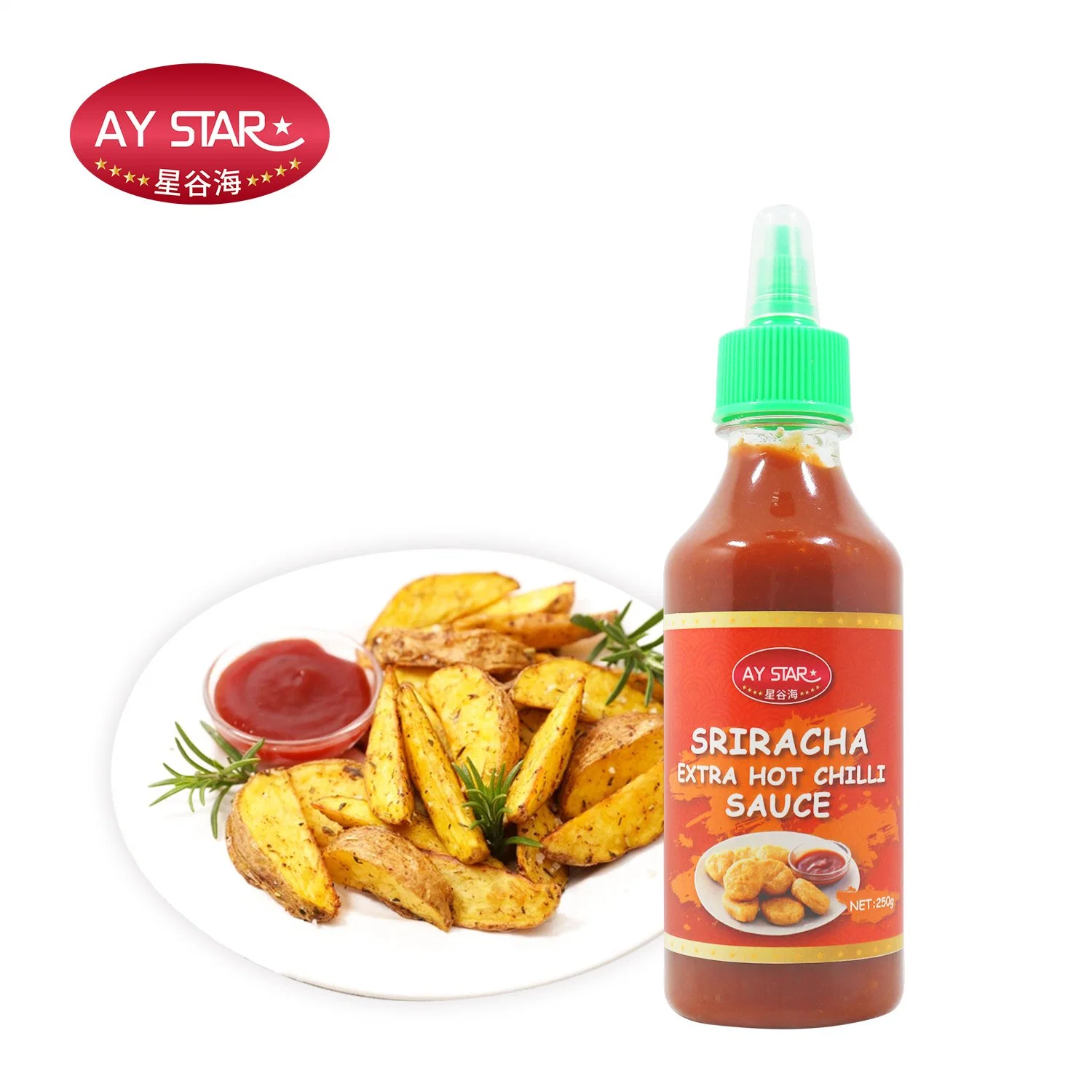 Low MOQ Supplier Fresh Sambal Asli Red Chilli Sriracha Sauce Paste