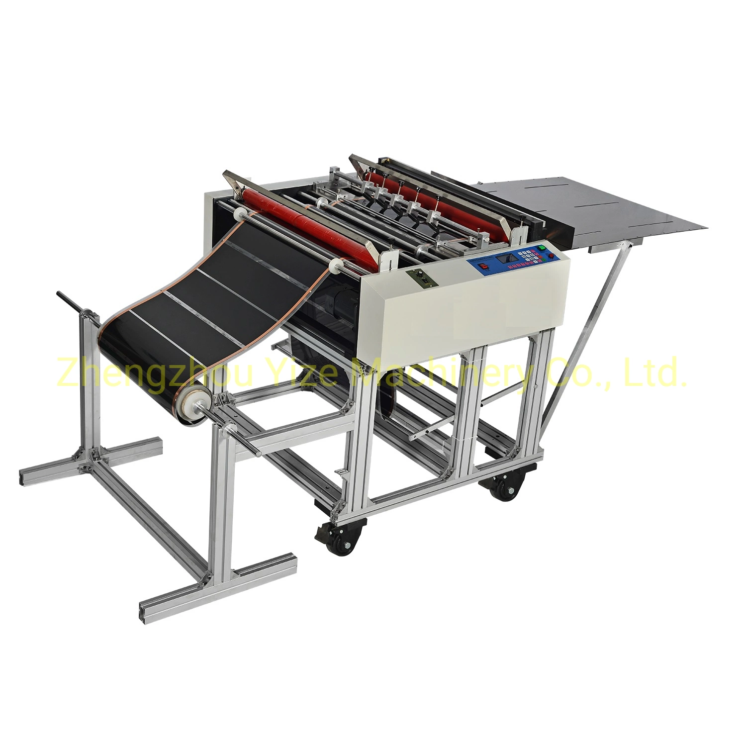 Automatic EPE Foal Vinyl Heat Transfer Paper Roll to Sheet Slitter Cutter Across Cutting Machine