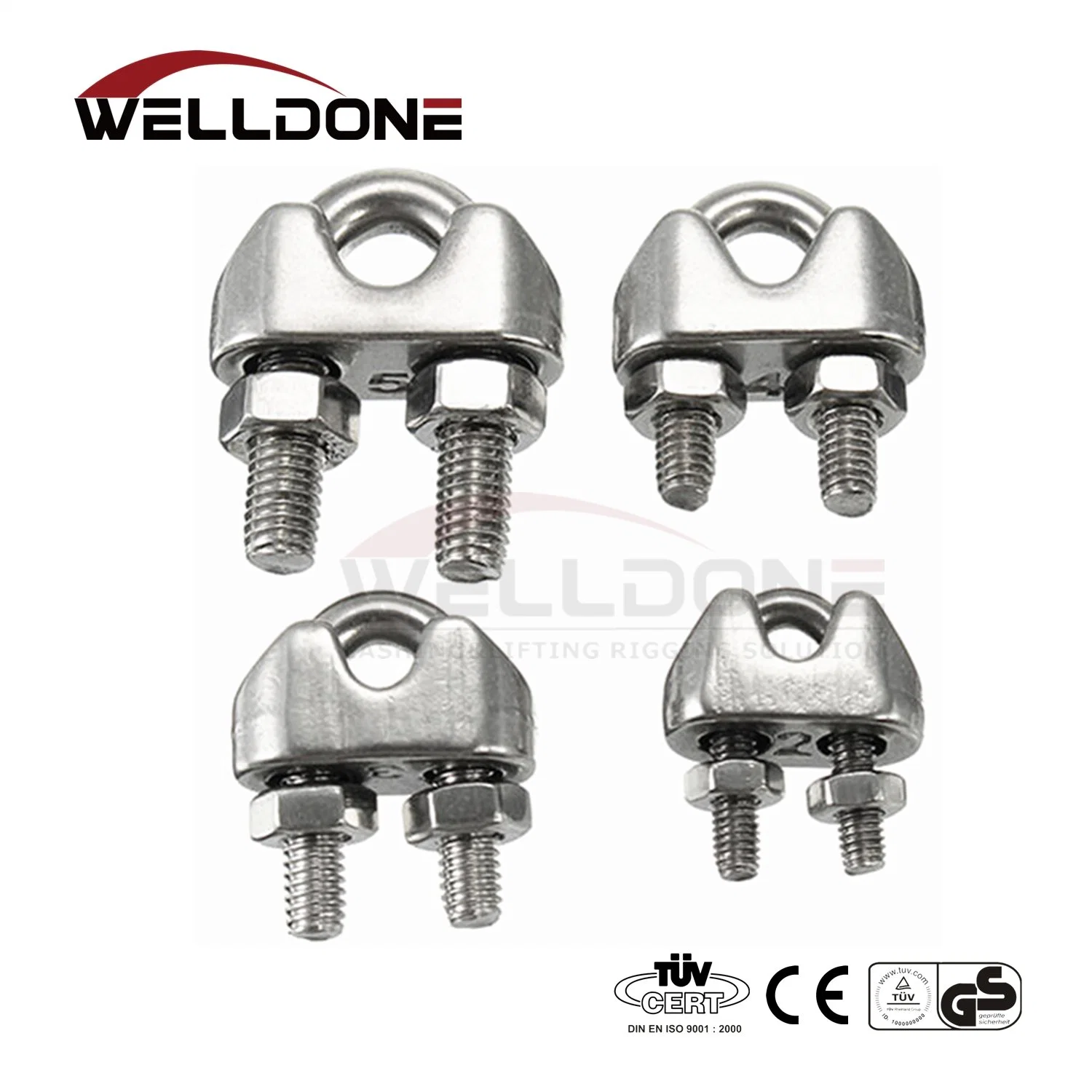 Hot Sale Galvanized Adjustable Fastener Steel Wire Rope Clips&#160;