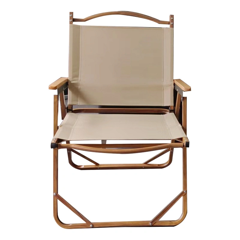 Nouveau Kermit Portable de la pêche de la plage Camping bois Chaise de plein air de pliage