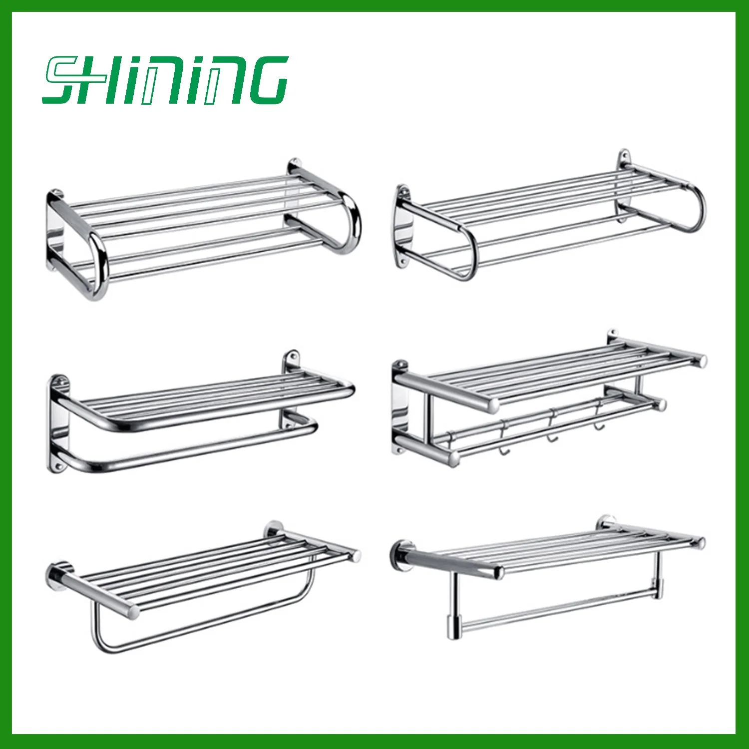 SUS 304 Stainless Steel Towel Rack for Bathroom (KW-6112)