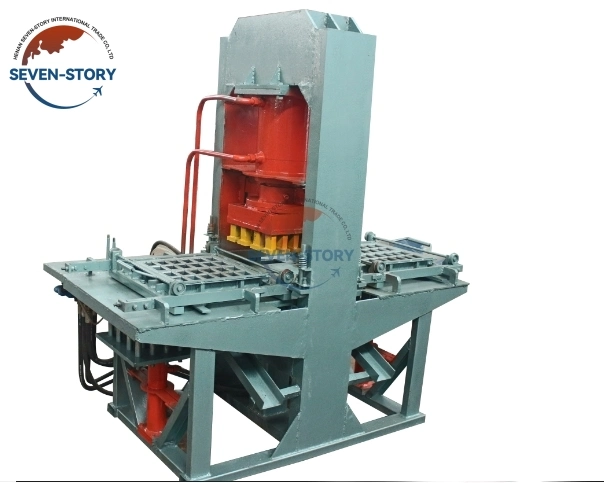 Móvel intertravar solo tijolos de argila fazendo Máquina - alta densidade Máquina de café não queima