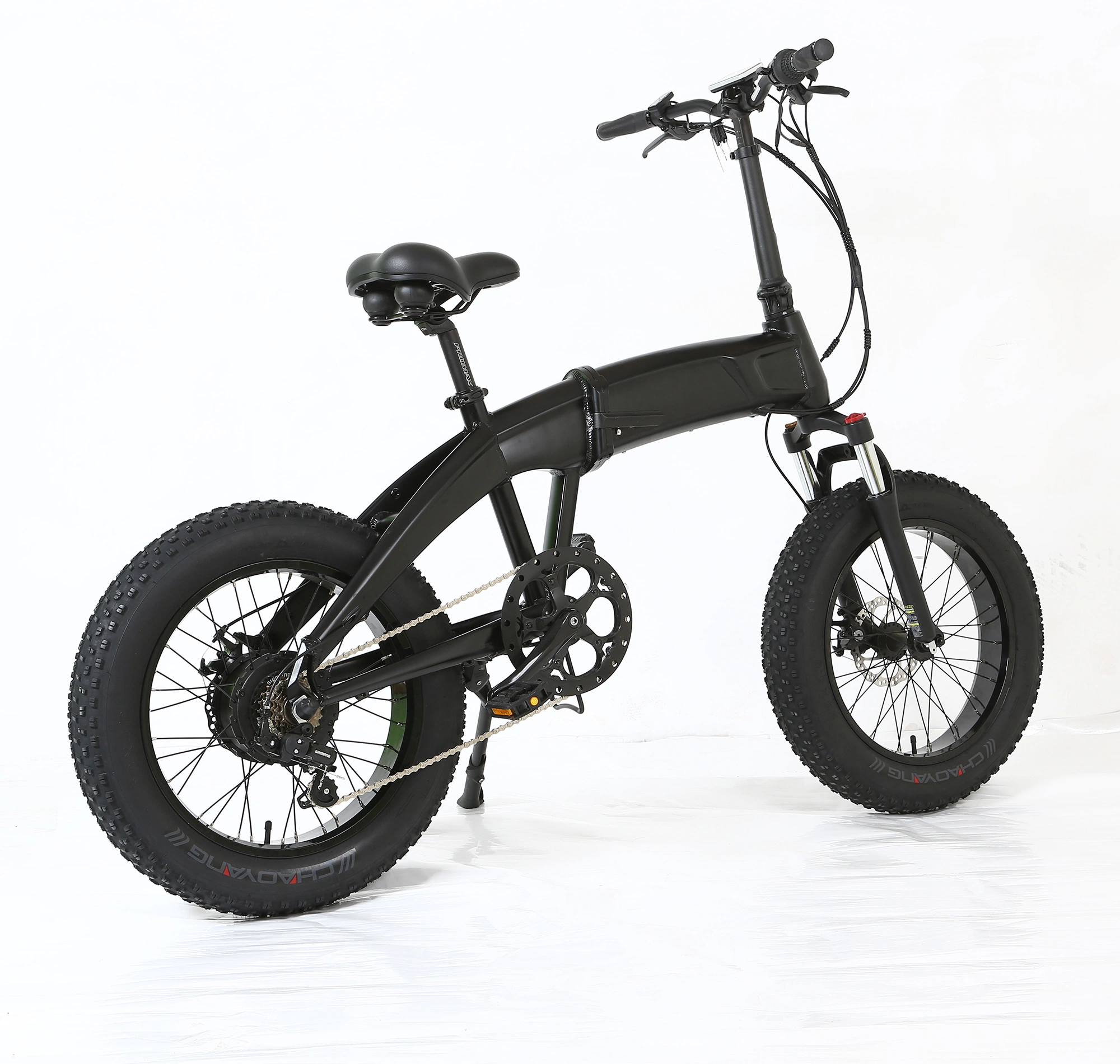 Negro fuerte Nuevo diseño para fuera de carretera 500W 750W potente 20 pulgadas Fat Tire bicicleta plegable eléctrica AG2023