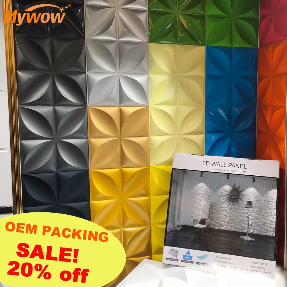 OEM Packing Wall Art 3D Wall Panel PVC Ceiling Home Decoration