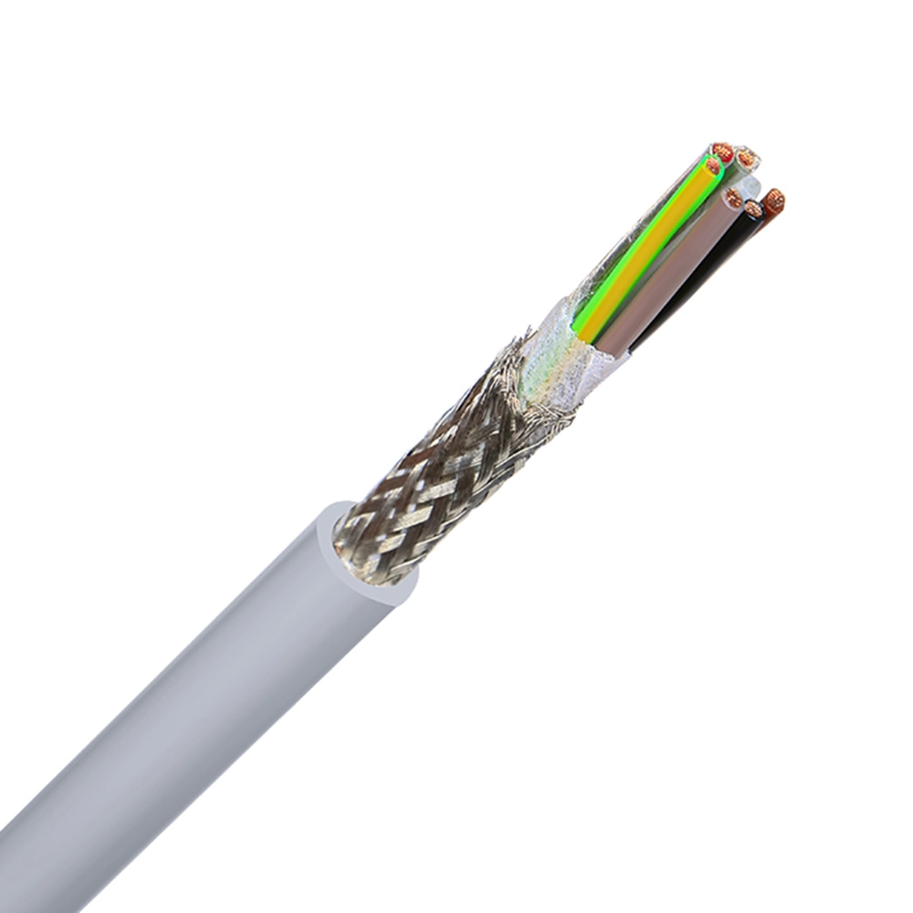 Type Kx-Ygz 2X24 AWG Fiber Insulation Stainless Steel Braid Mesh Cable