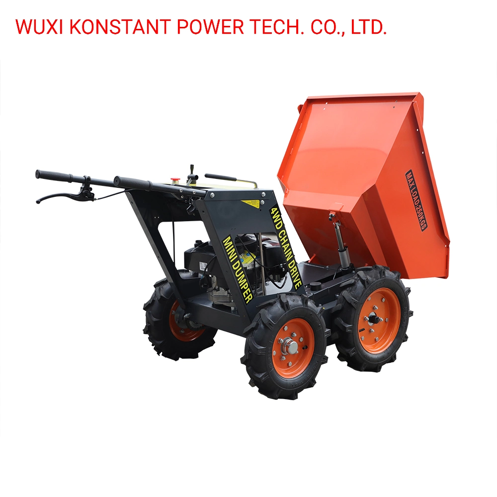 Mini Dumper Power Barrow with Battery Start and E Tipping