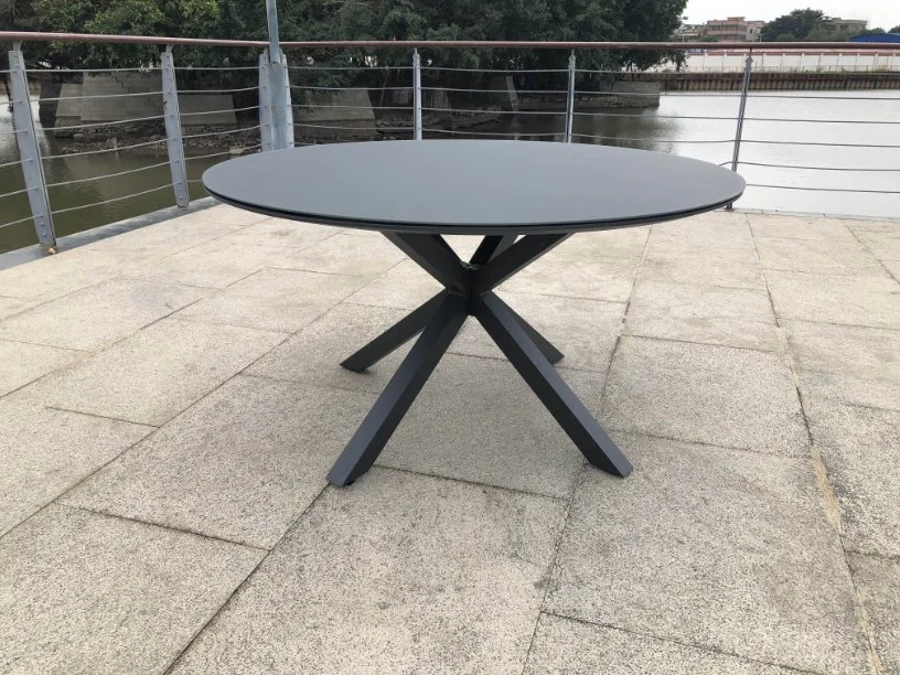 New European OEM Customized Foshan Sets Round Patio Dining Table