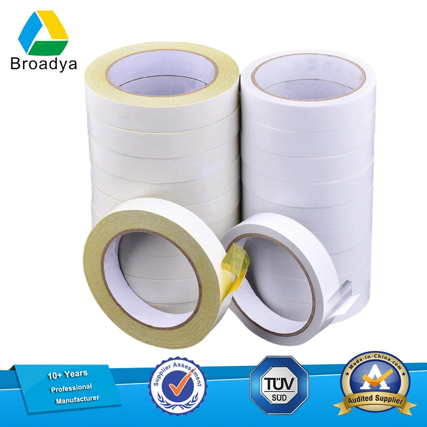 Custom Printing Brand Embroidery Paper Hot Melt Glue Tape