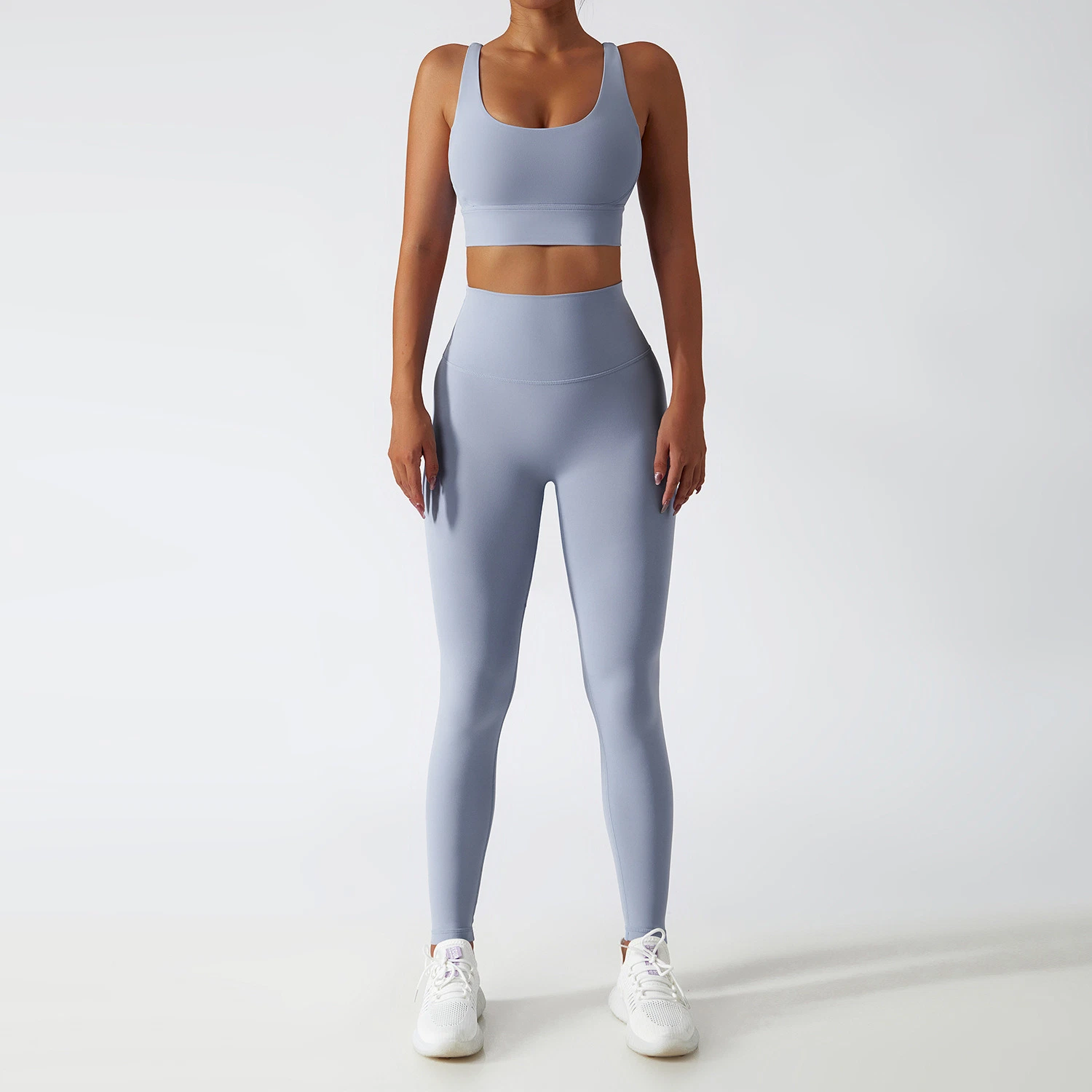 Nube Sence transpirable de secado rápido Bra Yoga Yoga elástico alto cintura alta demanda de Deportes de la ejecución de la aptitud Leggings palo