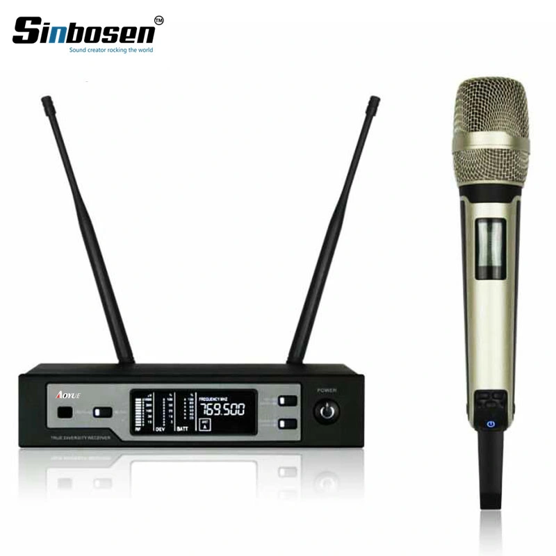 Professional Stage UHF True Diversity Single Channel Skm9100 Headset Wireless Microphone