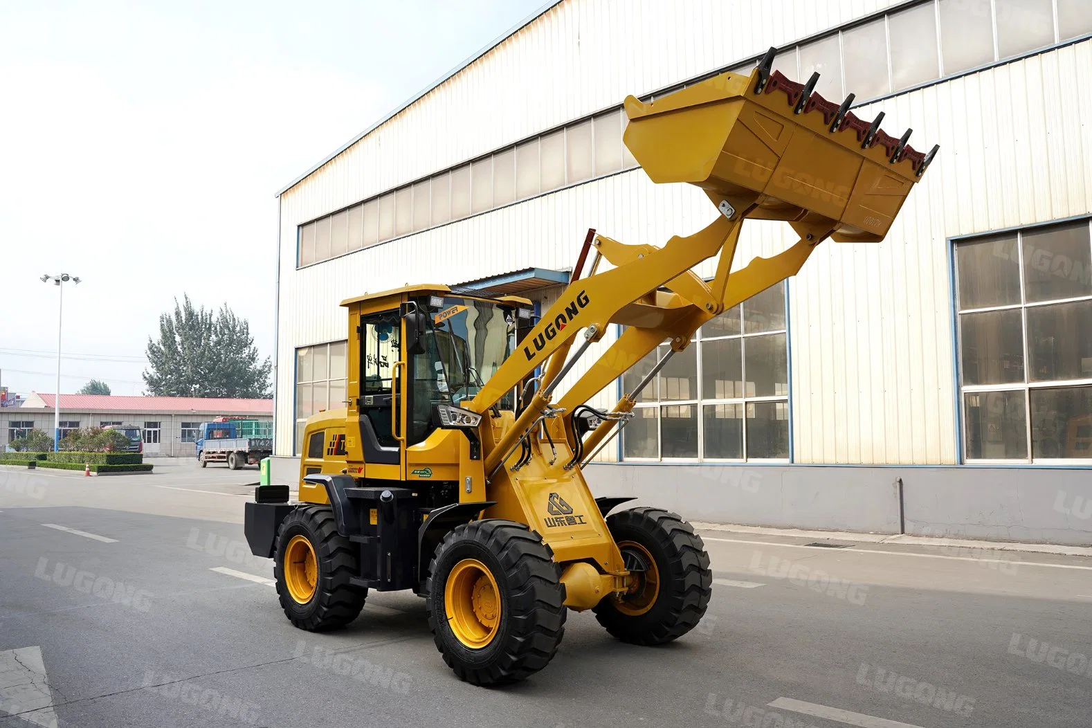 CE Lugong Garden Tractor Front End China Mini Loader with TUV