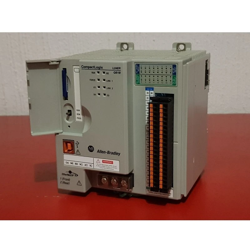 Brand-New Allen-Brad-Ley 1769-L24er-Qbfc1b-Compactlogix 5370-Controller-2 Ethernet/IP Ports-750kb Memory-24VDC Good-Price