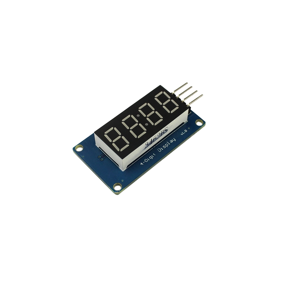 4 Bits Digital Tube LED Display Module Clock for Arduino (ساعة شاشة LED للأنبوب الرقمي 4 بت لـ Ar التوت البري Pi