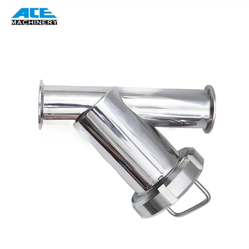 Best Price High Density Gas Fluid Impurities Separator Double Side Entry Stainless Steel Sanitary Duplex Filter