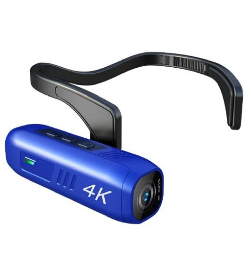 Auricular WiFi 4K Cámara Smart Motion Cámara portátil Grabadora deportiva