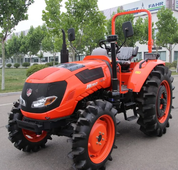 FL404 High quality/High cost performance  Tractor with Front Loader and Backhoe Plough Trailer