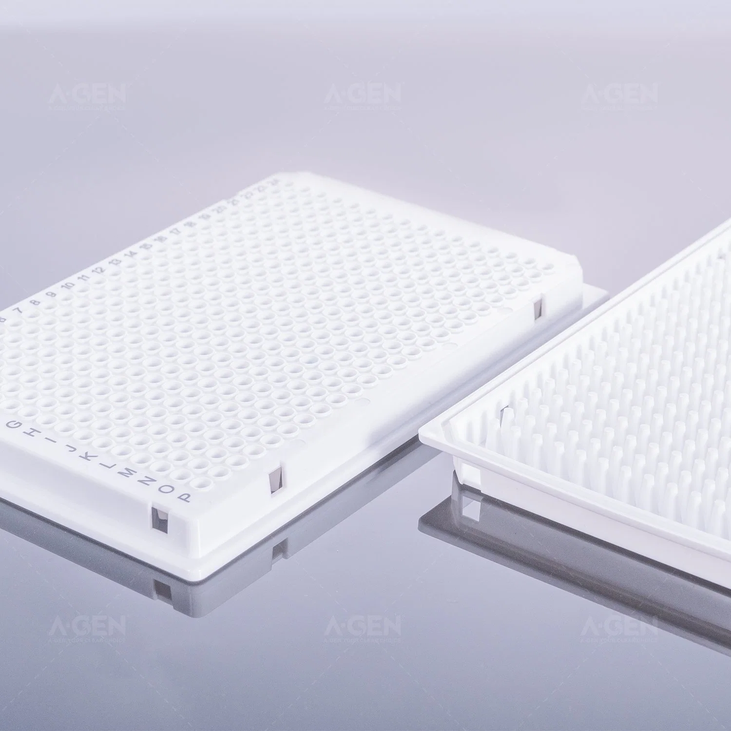 30 UL 384-Well White PCR Plate Wtih Two-Notch