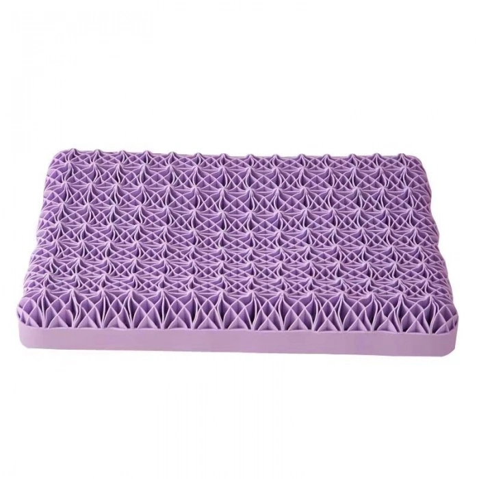 Purple Bedding Bed Pillows Sleeping Latex Ventilated Memory Foam Pillow