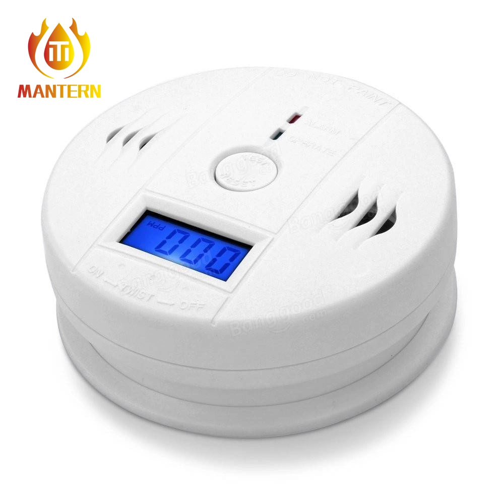 4.5V Battery Operated LCD Display Co Carbon Monoxide Detector