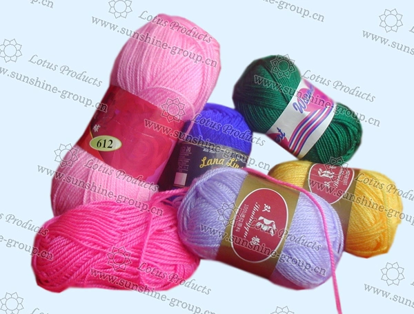 Wool Acrylic Knitting Yarn 7s/3 8s/4