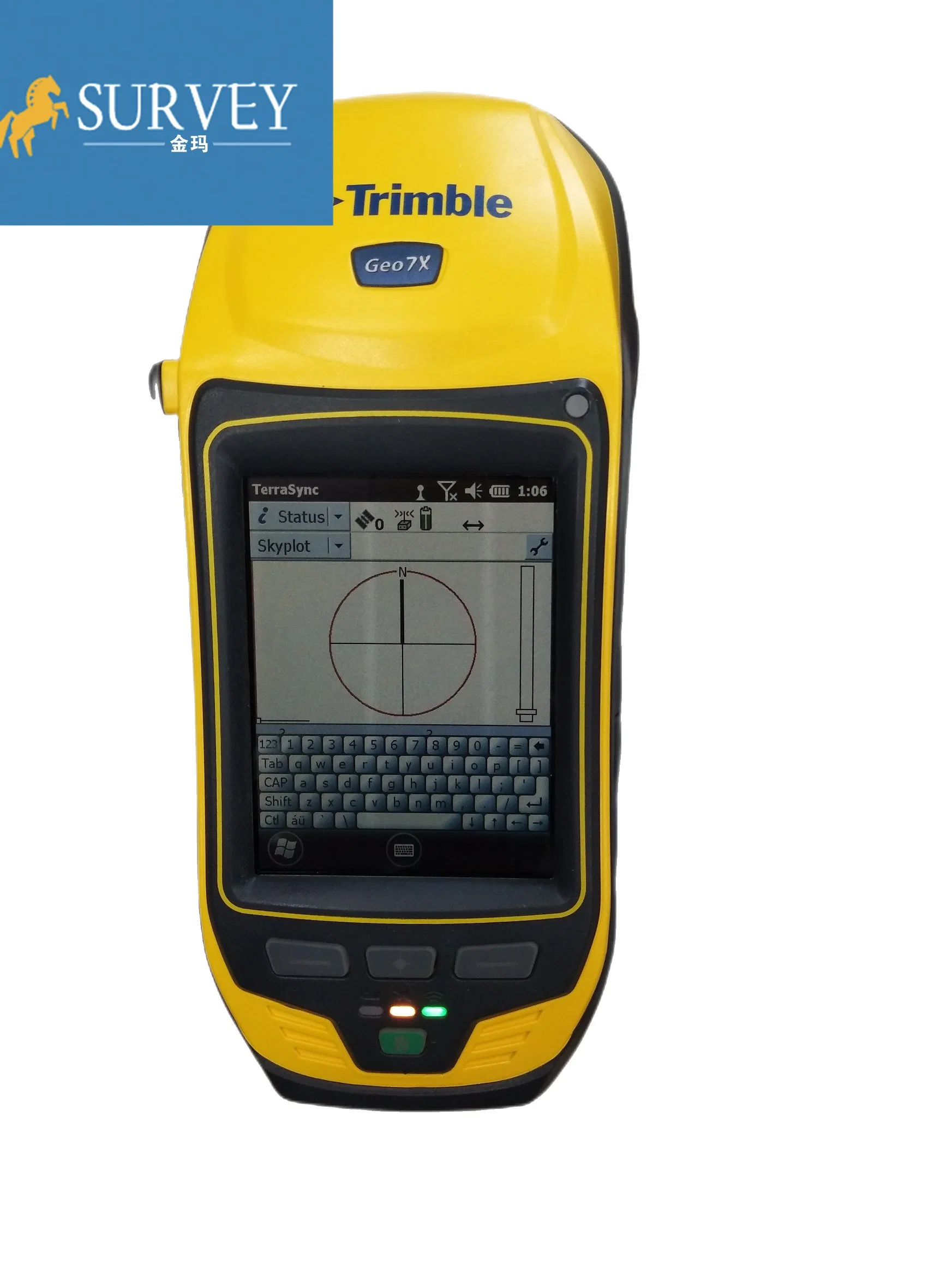 Высокоточный ручной GPS-приемник Trimble Geo7X для исследования Земли