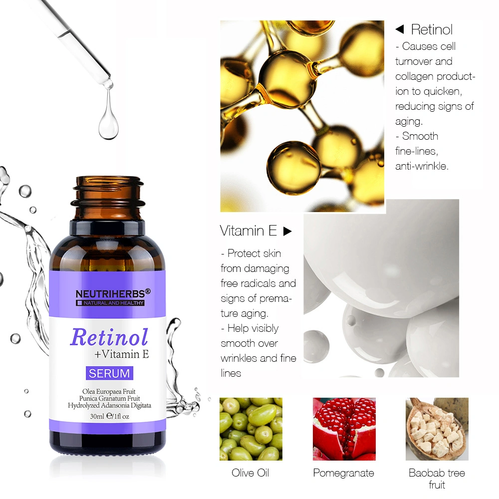 Best Manufacture Moisturizing Renewing Mild Best Retinol Vitamin E Serum