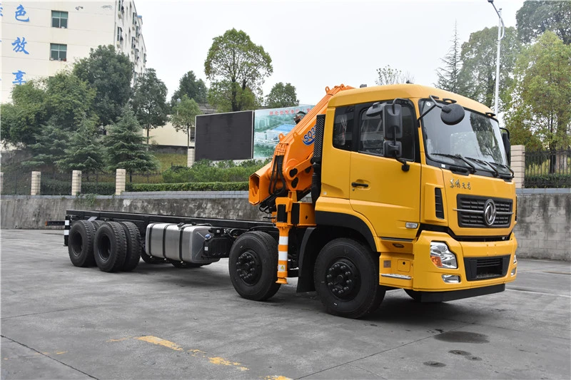 HBQZ Mobile Hydraulic Knuckle Boom Truck Mounted Offroad Crane (SQ330ZB4)