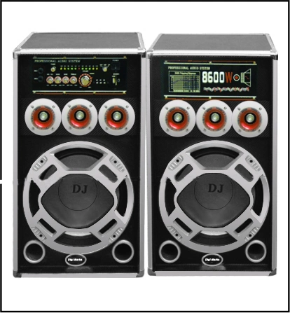 Triple caliente de la venta altavoz activo de 12 de la pulgada del altavoz para bajas audiofrecuencias multimedia de Bluetooth